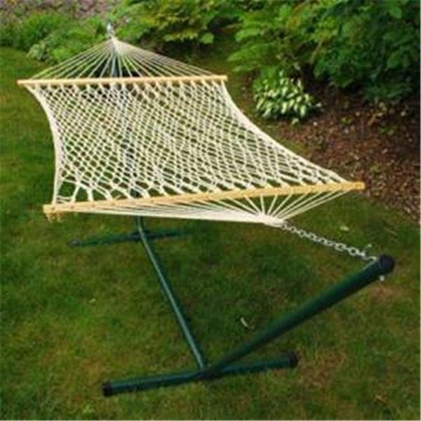 Book Publishing Co Single Cotton Rope Hammock- Imported GR3953